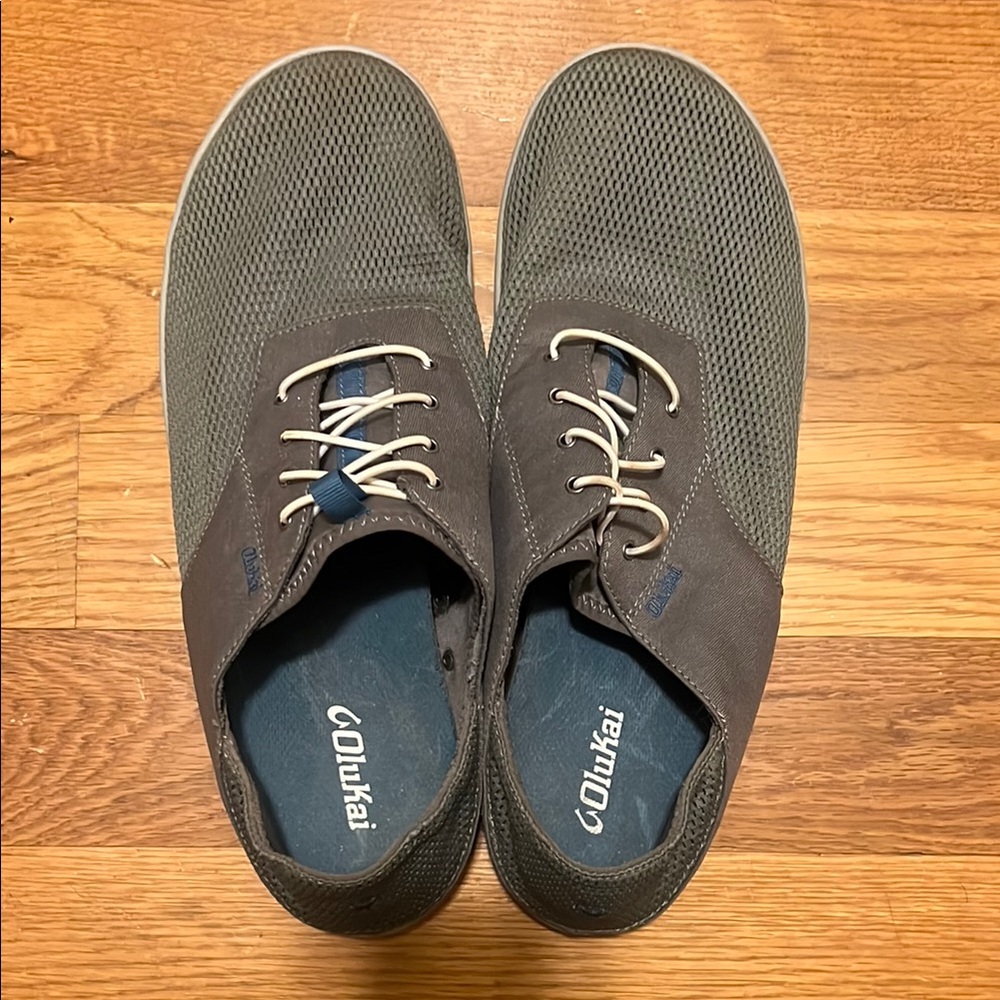 Olukai Men's Gray Casual Shoes